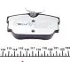 0252344616PD Колодки тормозные (задние) VW T4 98-00- R16 (с датчиками) MEYLE підбір по vin на Brocar
