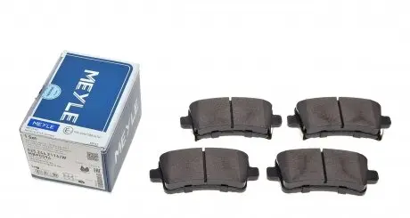 0252442116W Колодки тормозные (задние) Opel Insignia 08- MEYLE підбір по vin на Brocar
