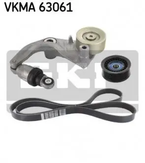 VKMA63061 ZESTAW PASKA WIELOROWK. HONDA CIVIC/CR-V III SKF підбір по vin на Brocar