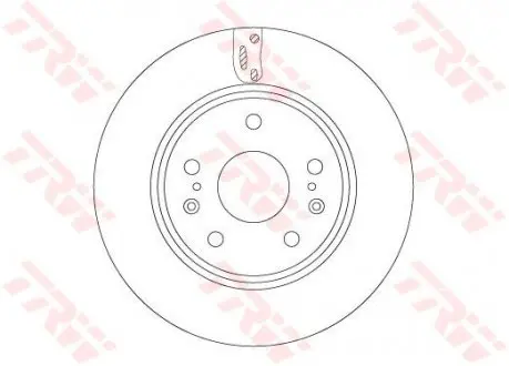 DF6703 Диск гальмівний SUZUKI P. SX4/VITARA 1,4-1,6 13- TRW підбір по vin на Brocar