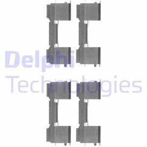 LX0478 Комплектующие, колодки дискового тормоза DELPHI подбор по vin на Brocar