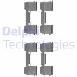 LX0478 Комплектуючі, колодки дискового гальма DELPHI підбір по vin на Brocar