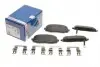 Комплект гальмівних колодок, дискове гальмо 0 986 494 594