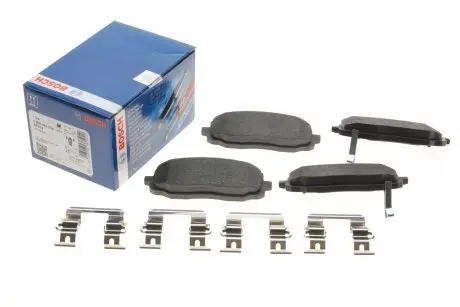 0986494594 Комплект тормозных колодок, дисковый тормоз BOSCH подбор по vin на Brocar