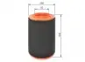 F026400370 Фильтр воздушный Fiat Ducato 2.2/2.3/3.0 JTD/HDI 06- BOSCH підбір по vin на Brocar