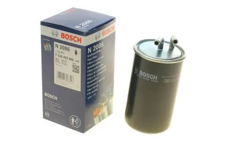 F026402086 Фільтр паливний Mitsubishi Lancer VIII/ Outlander II 2.0 DI-D 07- BOSCH підбір по vin на Brocar