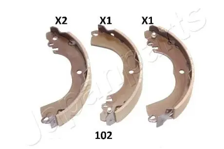 GF102AF Комплект тормозных колодок GF-102AF JAPANPARTS JAPANPARTS подбор по vin на Brocar