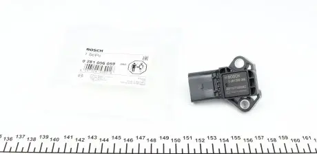 0281006059 Датчик температуры впускаемого воздуха VW Crafter 30-50/T5/T6 2.0TDI 11- BOSCH подбор по vin на Brocar