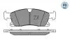 0252519219PD Колодки гальмівні DB P. W166 2,2-3,5 4-MATIC 11-19 MEYLE підбір по vin на Brocar