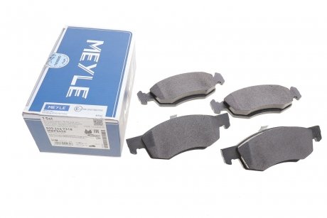 0252467318 Колодки тормозные (передние) Renault Logan I 04-/Nissan NP200 08- 1.4-1.6 MEYLE подбор по vin на Brocar