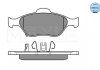 0252320217W Колодки тормозные (передние) Toyota Yaris 05- MEYLE підбір по vin на Brocar