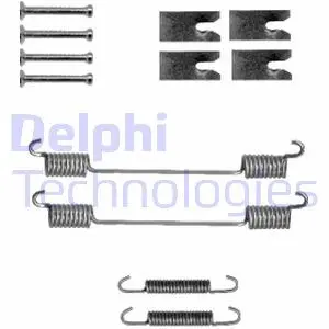 LY1327 Комплектуючі, гальмівна колодка DELPHI підбір по vin на Brocar