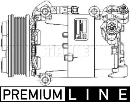 ACP1360000P Компресор кондиціонера MAHLE / KNECHT підбір по vin на Brocar