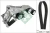 Комплект ремней ручейковых (с роликами) mercedes a (w169), b (w245) 1. 529 0233 10