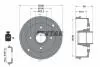 94023600 БАРАБАН HAM. RENAULT T. CLIO 98 - без ABS 180 мм TEXTAR підбір по vin на Brocar