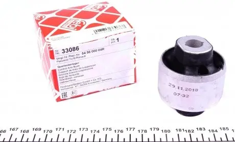 33086 Сайлентблок рычага (переднего/снизу/сзади) Renault Megane III/ Scenic III 08- FEBI BILSTEIN подбор по vin на Brocar