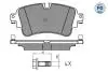 0252230817PD Колодки гальмівні AUDI T. A4/A5/Q5/Q7 1,4-3,0 15- MEYLE підбір по vin на Brocar