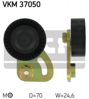 VKM37050 Натяжной ролик, поликлиновой ремень SKF підбір по vin на Brocar