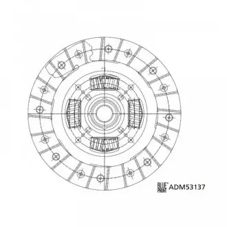 ADM53137 Диск сцепления BLUE PRINT подбор по vin на Brocar