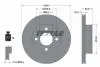 92128503 TARCZA HAM. HYUNDAI P. ACCENT 1,3-1,6 00-05 TEXTAR підбір по vin на Brocar