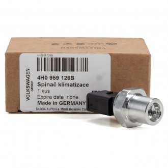 4H0959126B Датчик тиску кондиціонера VW Crafter 2.0 TDI 10- (без упаковки) VAG підбір по vin на Brocar