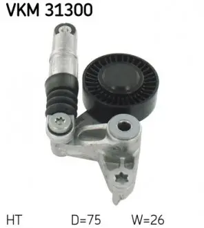 VKM31300 Ролик з натяжителем Touareg 3,0TDI, AUDI SKF підбір по vin на Brocar