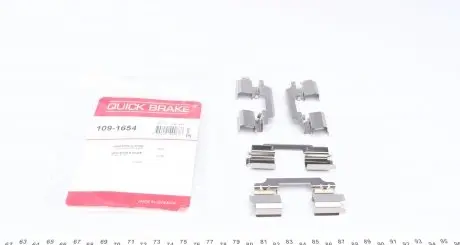 1091654 Монтажний компл.,гальм.колодки QUICK BRAKE підбір по vin на Brocar