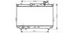 HYA2109 Радиатора Santa Fe 2.0 i * Man. 08/00- (AVA) AVA COOLING підбір по vin на Brocar