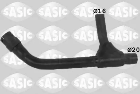 3406369 Патрубок радіатора грубки SASIC підбір по vin на Brocar