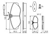 0986424030 Комплект тормозных колодок, дисковый тормоз BOSCH підбір по vin на Brocar