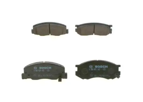 0986424183 Гальмівні колодки, дискове гальмо (набір) BOSCH підбір по vin на Brocar