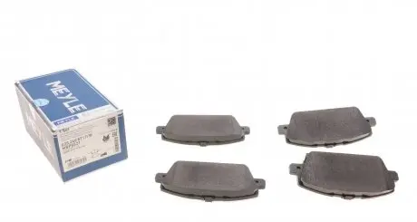0252408717W Колодки гальмівні (передні) Honda Civic VIII 05- (Хетчбек) MEYLE підбір по vin на Brocar