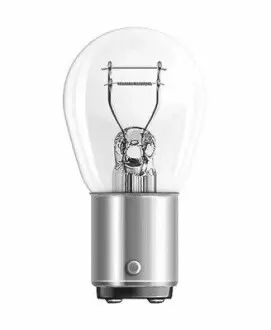 7240 Автолампа Osram 7240 P21/5W BA15d 21,5 W прозора OSRAM підбір по vin на Brocar