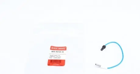 WS0215A Датчик износа тормозных колодок (передних) Renault Kangoo 97- (L=175mm) QUICK BRAKE подбор по vin на Brocar