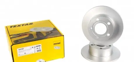 92057503 Диск гальмівний (задній) Skoda Superb/VW Passat (245x10mm) PRO TEXTAR підбір по vin на Brocar