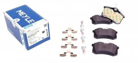 0252096115PD Колодки тормозные (задние) VW Golf/Passat 83-02/ Peugeot 405 87-96 MEYLE подбор по vin на Brocar