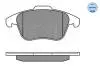 0252455719 Колодки тормозные (передние) Citroen C4 06-/Peugeot 3008/5008 09- (Ate) MEYLE підбір по vin на Brocar