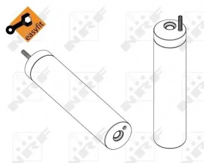 33360 Осушувач кондиціонера Chevrolet Lacetti 1.4-2.0 05- NRF підбір по vin на Brocar