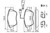 0986494698 Комплект гальмівних колодок BOSCH підбір по vin на Brocar
