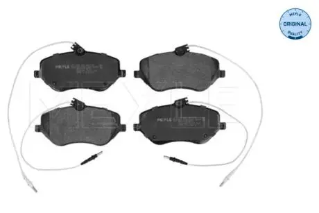 0252413317W Комплект тормозных колодок, дисковый тормоз MEYLE подбор по vin на Brocar