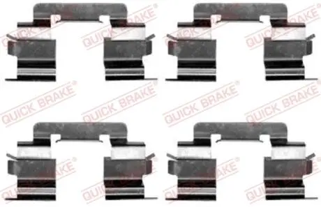 1091216 Монтажный комплект дисковых колодок QUICK BRAKE подбор по vin на Brocar