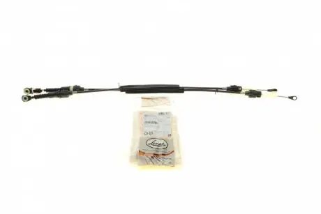 104401 Трос куліси Dacia Lodgy 1.5 dCi 12-/Renault Clio IV 1.2 TCe/1.5 dCi 13- (1100+1095 мм) LINEX підбір по vin на Brocar