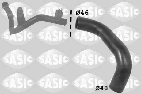 3336012 Патрубок интеркулера FORD SASIC підбір по vin на Brocar