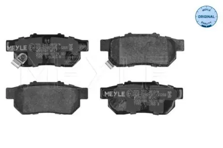 0252173813W Комплект тормозных колодок, дисковый тормоз MEYLE подбор по vin на Brocar