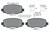 2230401 Колодки гальмівні (задні) Fiat 500/Jeep Compass/Renegade 14- TEXTAR підбір по vin на Brocar