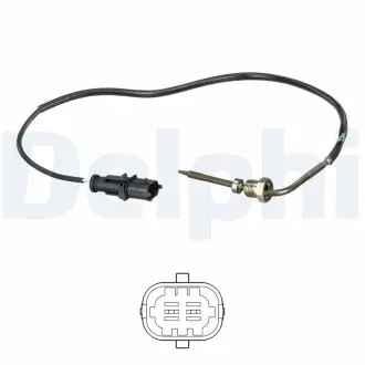 TS30113 CZUJNIK TEMP. SPALIN FIAT DOBLO 1,6MJT 10- DELPHI підбір по vin на Brocar