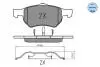 0252380718 Колодки гальмівні DODGE P. CARAVAN 3,3/3,8 01-06 MEYLE підбір по vin на Brocar