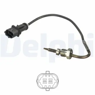 TS30103 CZUJNIK TEMP. SPALIN FIAT DOBLO 1,3MJT 05- DELPHI подбор по vin на Brocar