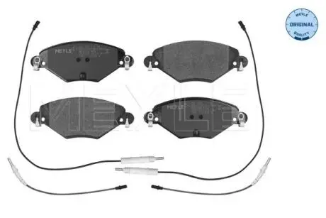 0252327717W Колодки гальмівні (передні) Citroen C5 01- (з датчиком) MEYLE підбір по vin на Brocar