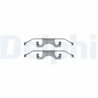 LX0340 Комплектующие, колодки дискового тормоза DELPHI підбір по vin на Brocar